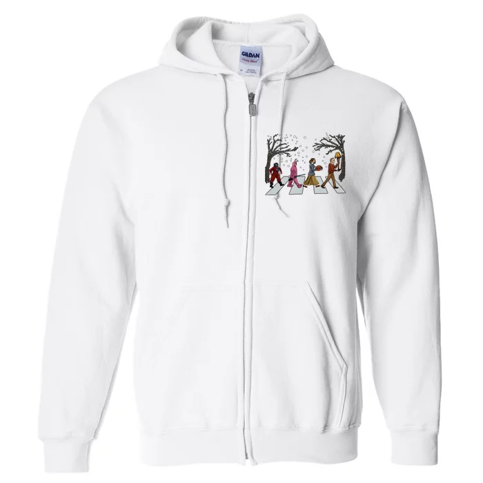 Ralphie Parker Family Passing Road Christmas Holiday Full Zip Hoodie