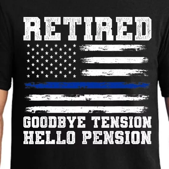 Retired Policeman Funny Sheriff Retirement Gift Police Pajama Set