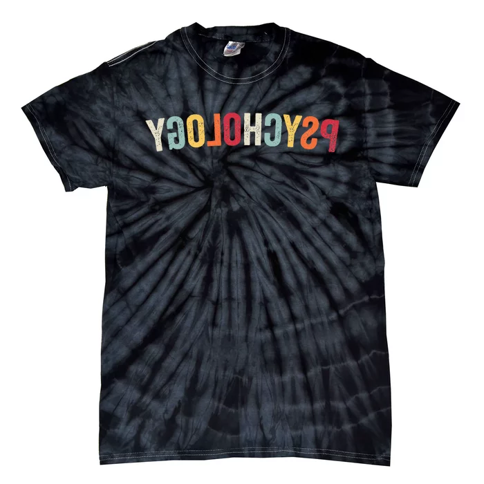 Reverse Psychology Funny Sarcastic Humor Vintage Retro Tie-Dye T-Shirt