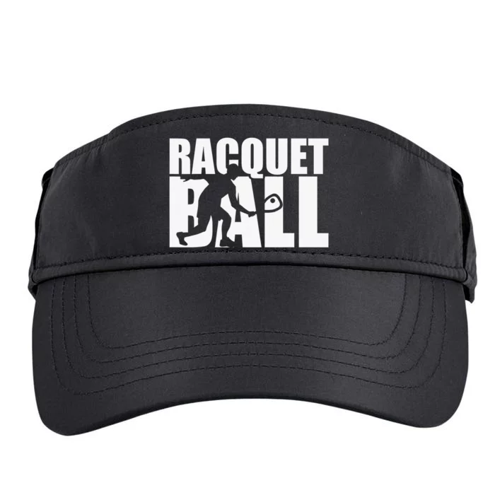 Racquetball Player Funny Racquetball Practice Session Adult Drive Performance Visor