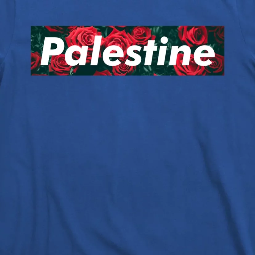 Red Palestine Free Palestine Free Gaza Palestine Flag Arabic Great Gift T-Shirt