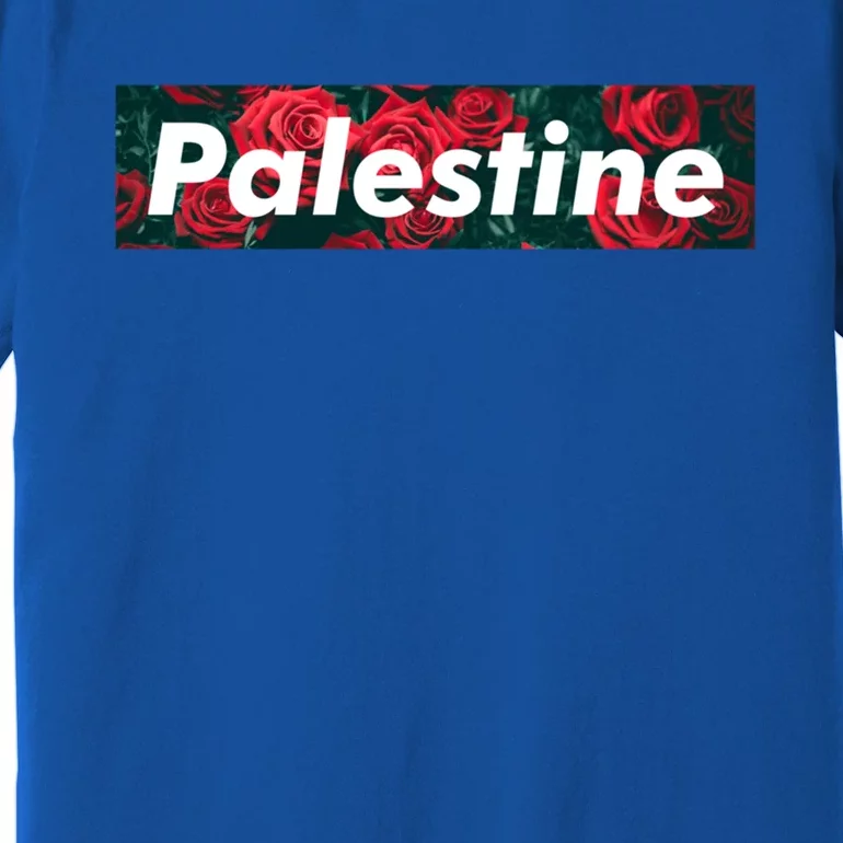 Red Palestine Free Palestine Free Gaza Palestine Flag Arabic Great Gift Premium T-Shirt