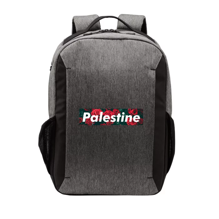 Red Palestine Free Palestine Free Gaza Palestine Flag Arabic Great Gift Vector Backpack