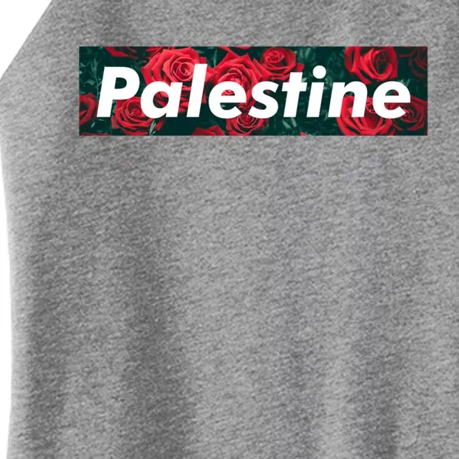 Red Palestine Free Palestine Free Gaza Palestine Flag Arabic Great Gift Women’s Perfect Tri Rocker Tank