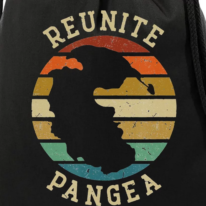 Reunite Pangea Funny Humor Drawstring Bag