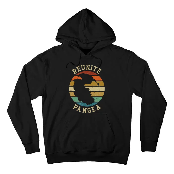 Reunite Pangea Funny Humor Tall Hoodie