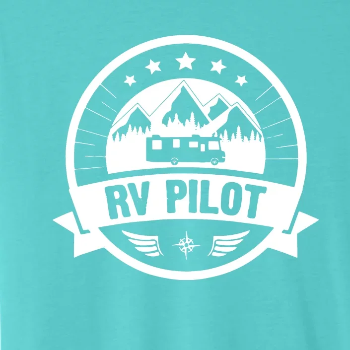 RV Pilot Funny Motorhome RV Travel For Men ChromaSoft Performance T-Shirt