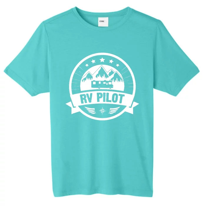 RV Pilot Funny Motorhome RV Travel For Men ChromaSoft Performance T-Shirt