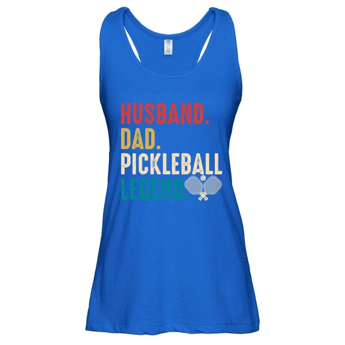 Retro Pickleball For Husband Dad Pickleball Player Great Gift Ladies Essential Flowy Tank