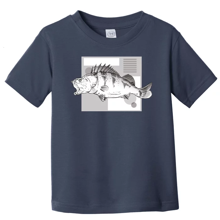 River Perch Fish Sketch Toddler T-Shirt