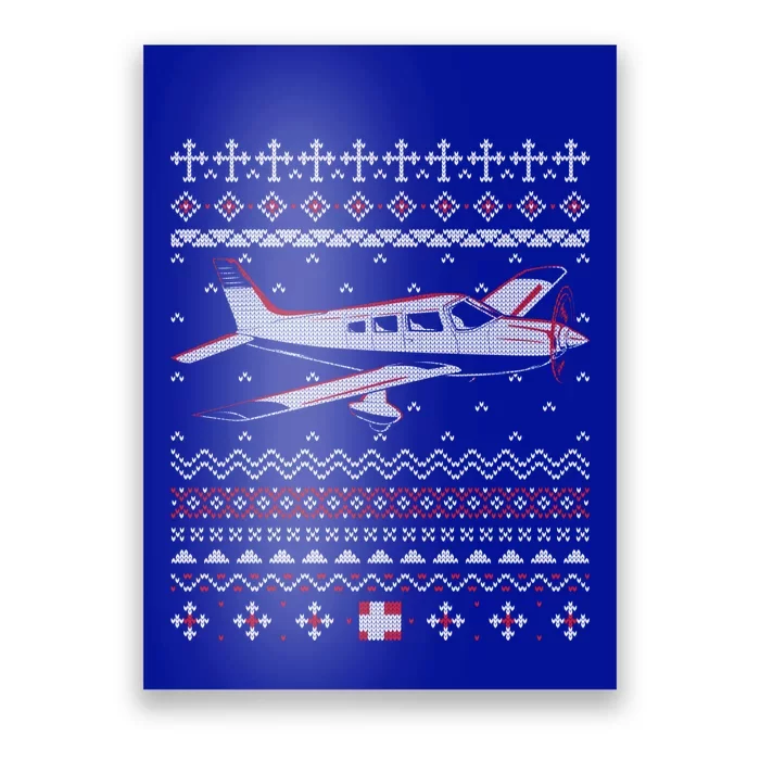 Rc Plane Flying Sports Club Aviation Aviator Ugly Christmas Gift Poster