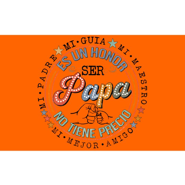 Retro Papa Fathers Day Spanish Bumper Sticker