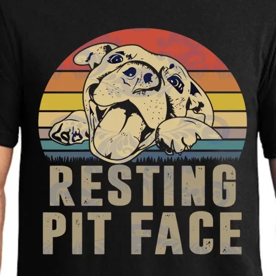 Resting Pit Face Gift Pajama Set