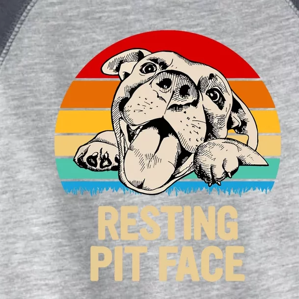 Resting Pit Face Toddler Fine Jersey T-Shirt