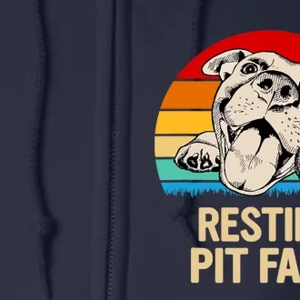 Resting Pit Face Full Zip Hoodie