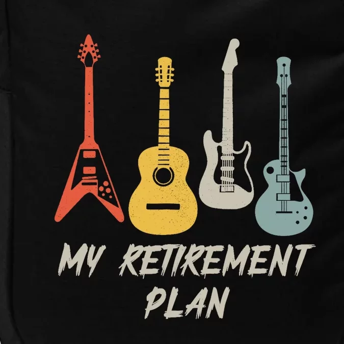 Retirement Plan For Guitar Players Retired Grandpa Dad Impact Tech Backpack