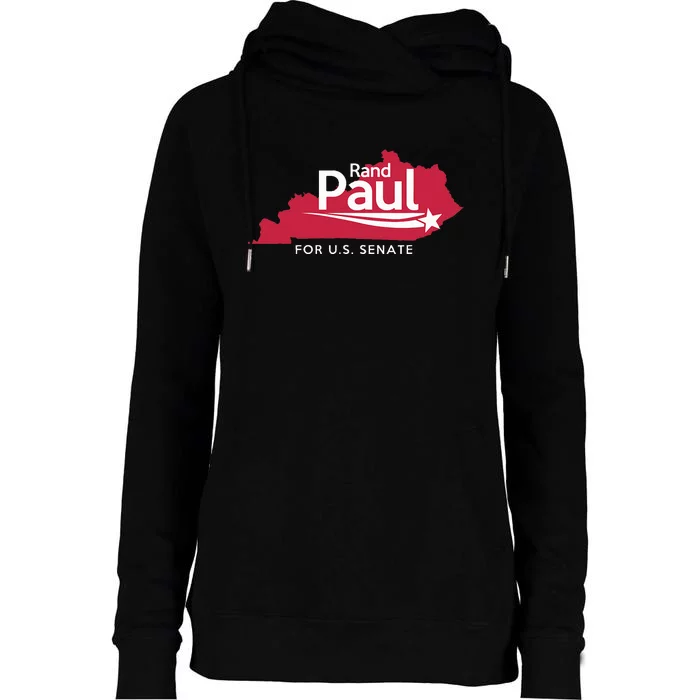 Rand Paul For Senate Campaign Kentucky Womens Funnel Neck Pullover Hood