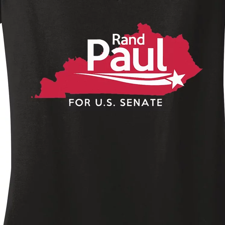 Rand Paul For Senate Campaign Kentucky Women's V-Neck T-Shirt