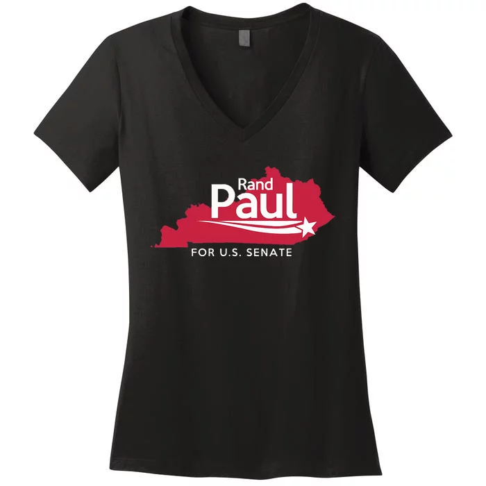 Rand Paul For Senate Campaign Kentucky Women's V-Neck T-Shirt