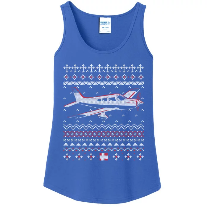 Rc Plane Flying Sports Club Aviation Aviator Ugly Christmas Gift Ladies Essential Tank