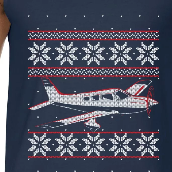 Rc Plane Flying Sports Pilot Ugly Christmas Sweater Style Gift Comfort Colors® Tank Top