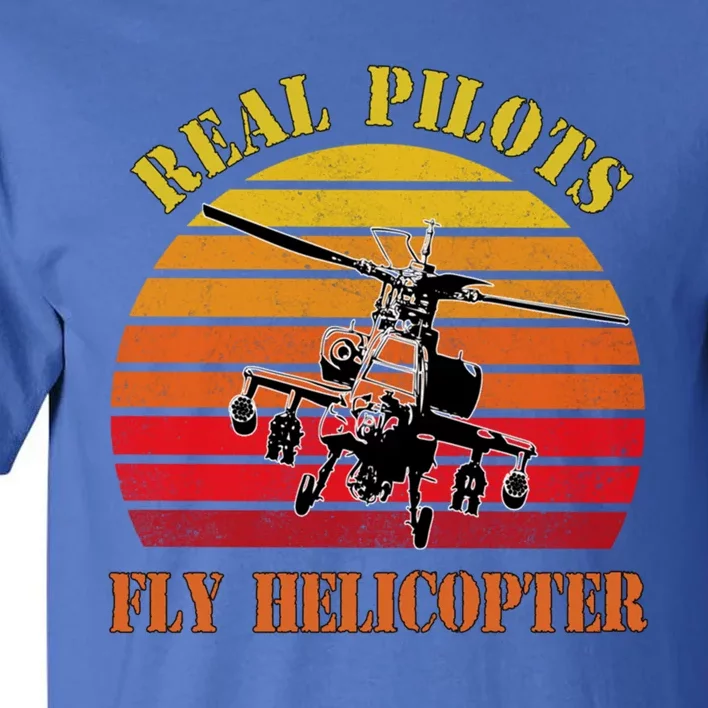 Real Pilots Fly Helicopter Air Force Academy Proud Usafa Mom Gift Tall T-Shirt