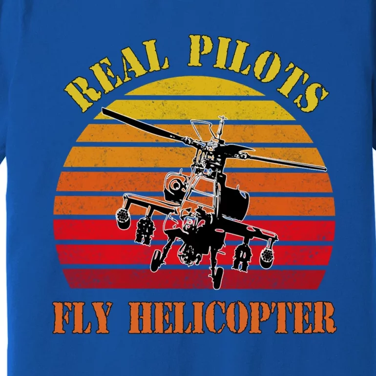 Real Pilots Fly Helicopter Air Force Academy Proud Usafa Mom Gift Premium T-Shirt