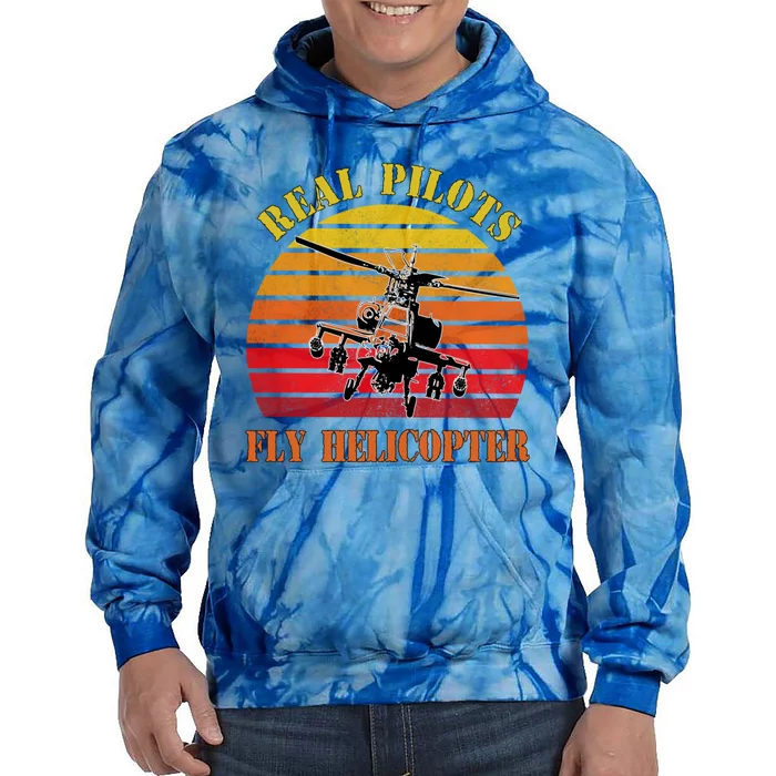 Real Pilots Fly Helicopter Air Force Academy Proud Usafa Mom Gift Tie Dye Hoodie