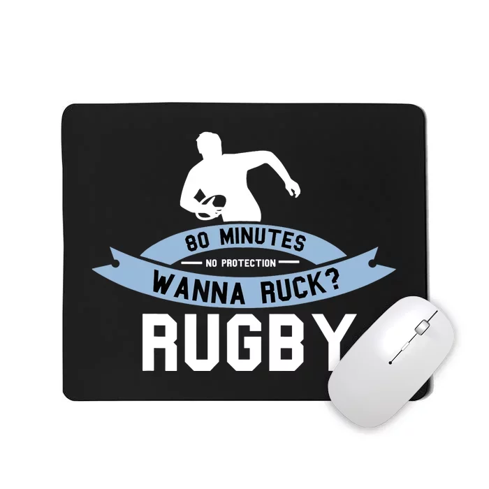 Rugby Player Funny Rugger Mousepad