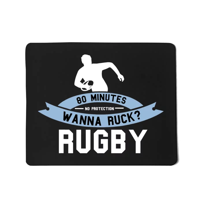 Rugby Player Funny Rugger Mousepad