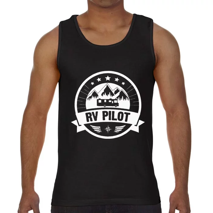 RV Pilot Funny Motorhome RV Travel Comfort Colors® Tank Top