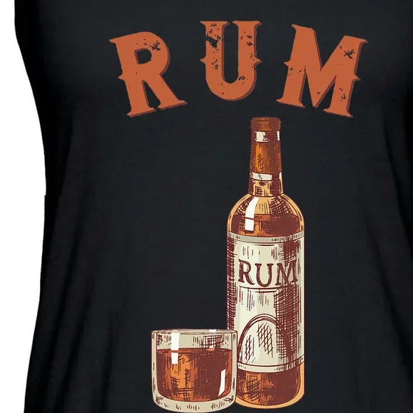 Rum PirateS Favorite Drink Alcoholic Beverage Rum Ladies Essential Flowy Tank