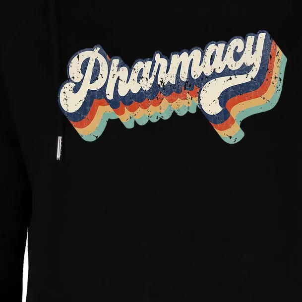 Retro Pharmacy Graduation Pharmacology School Grad Student Womens Funnel Neck Pullover Hood