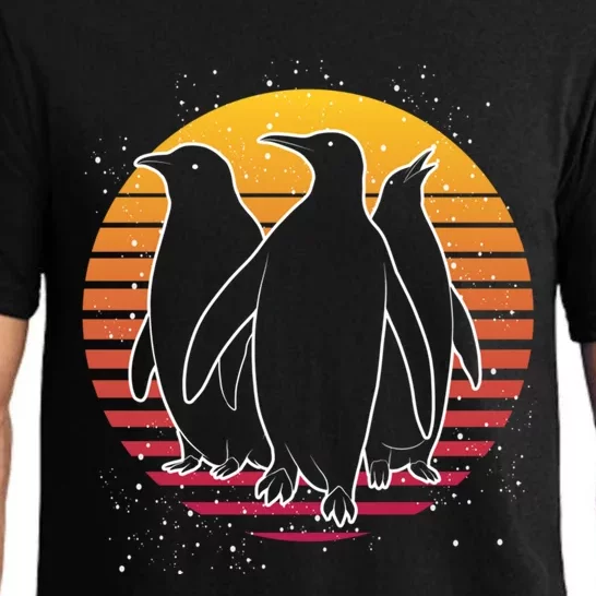 Retro Penguin Gift Pajama Set