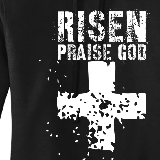 RISEN PRAISE GOD Women's Pullover Hoodie