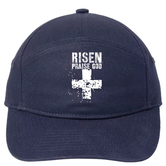 RISEN PRAISE GOD 7-Panel Snapback Hat