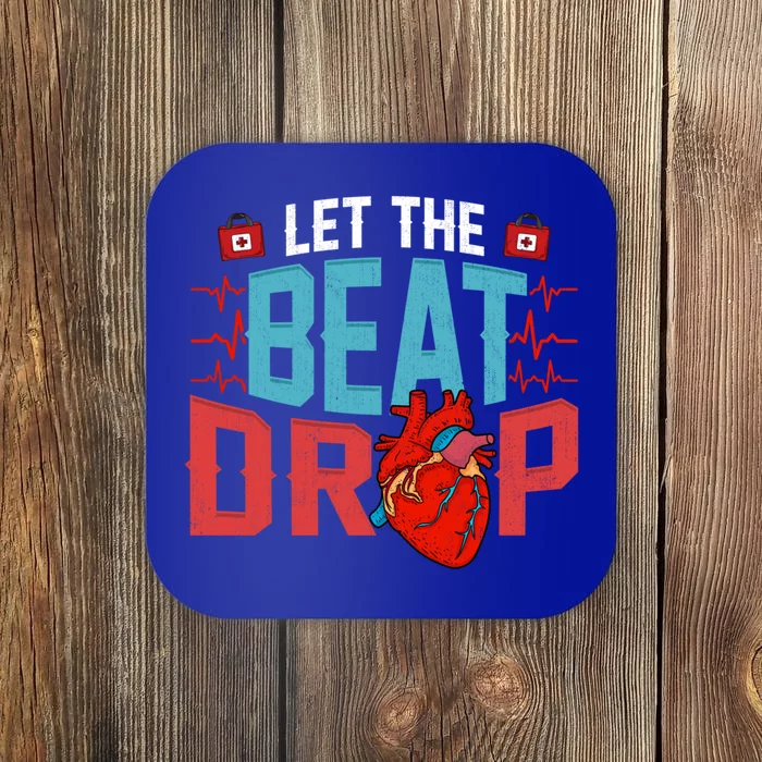 Rn Phrase Hospital Pvst Adenosine Let The Beat Drop Nurse Gift Coaster