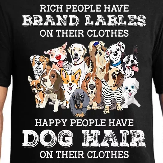 Rich People Have Brand Labels On Their Clothes Happy People Pajama Set