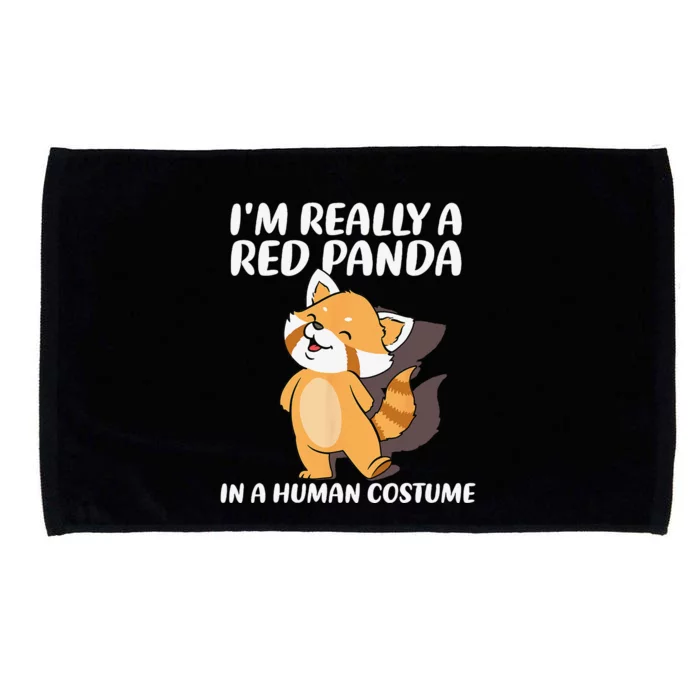 Red Panda Halloween Costume Red Pandas Microfiber Hand Towel