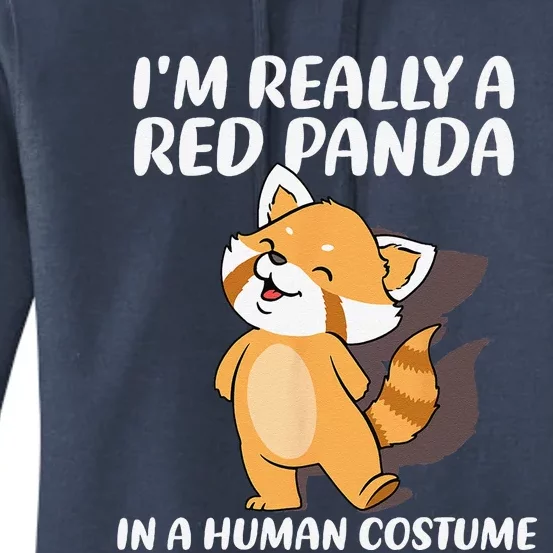 Red Panda Halloween Costume Red Pandas Women's Pullover Hoodie