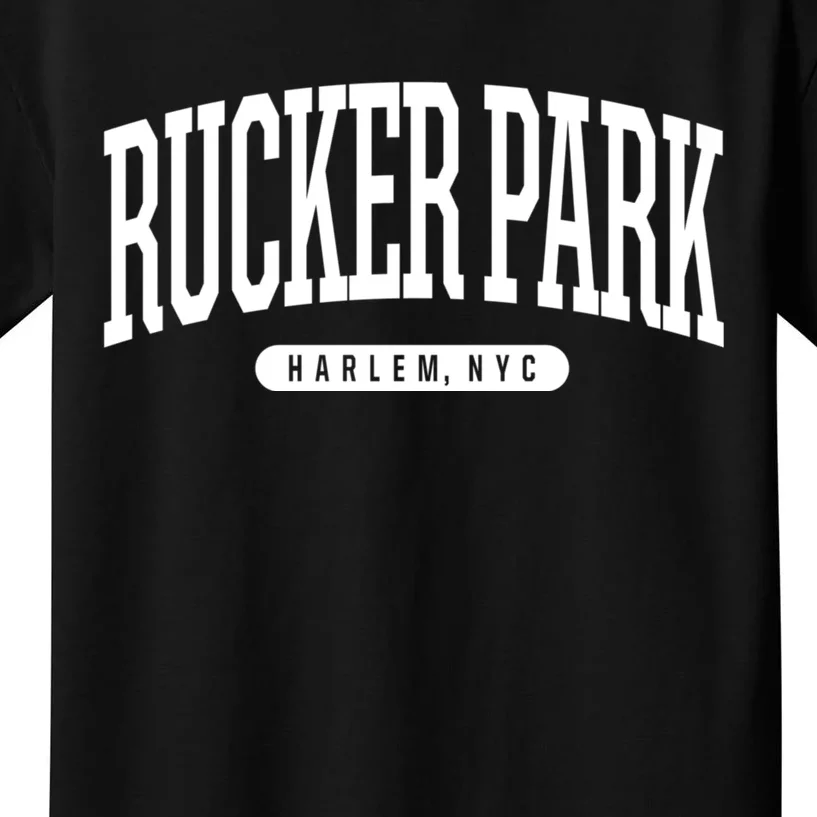 Rucker Park Harlem Ny Souvenirs & Gifts Nyc Borough Rucker Park Harlem New York Kids T-Shirt