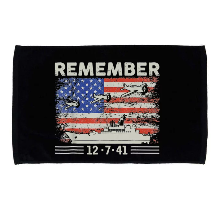 Remember Pearl Harbor Memorial Day Microfiber Hand Towel