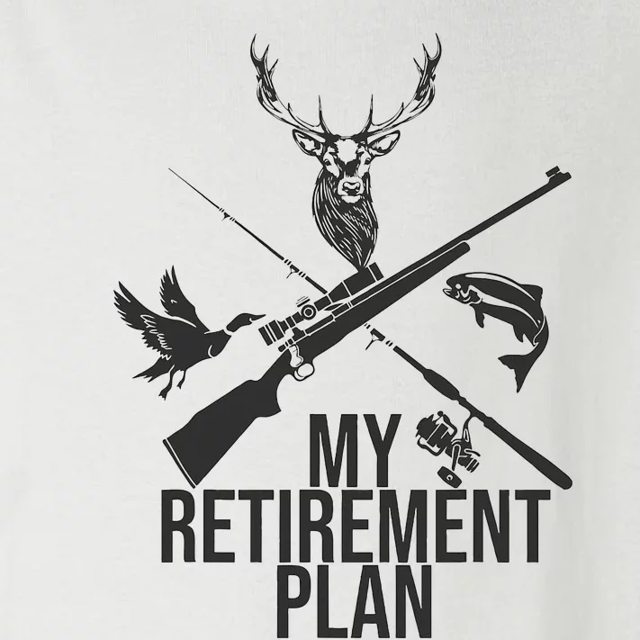 Retirement Plan Hunting & Fishing for Grandpa Toddler Long Sleeve Shirt