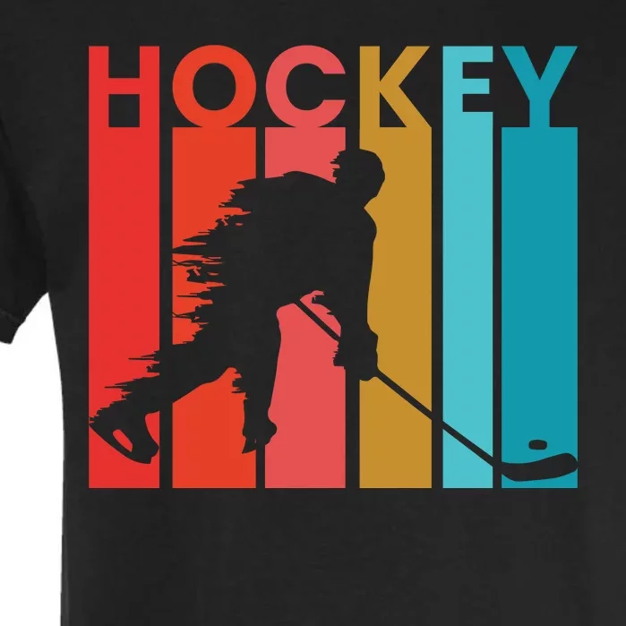 Retro Poster Hockey Lovers Garment-Dyed Heavyweight T-Shirt