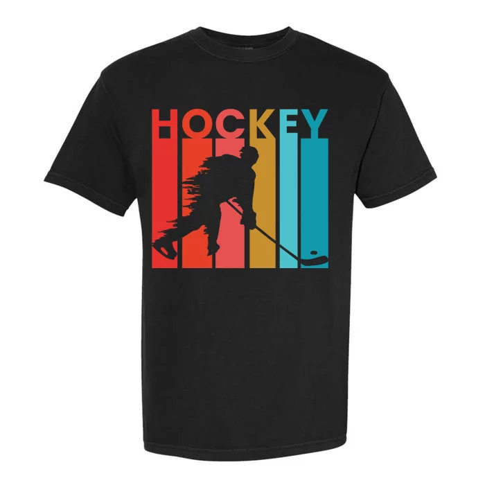 Retro Poster Hockey Lovers Garment-Dyed Heavyweight T-Shirt