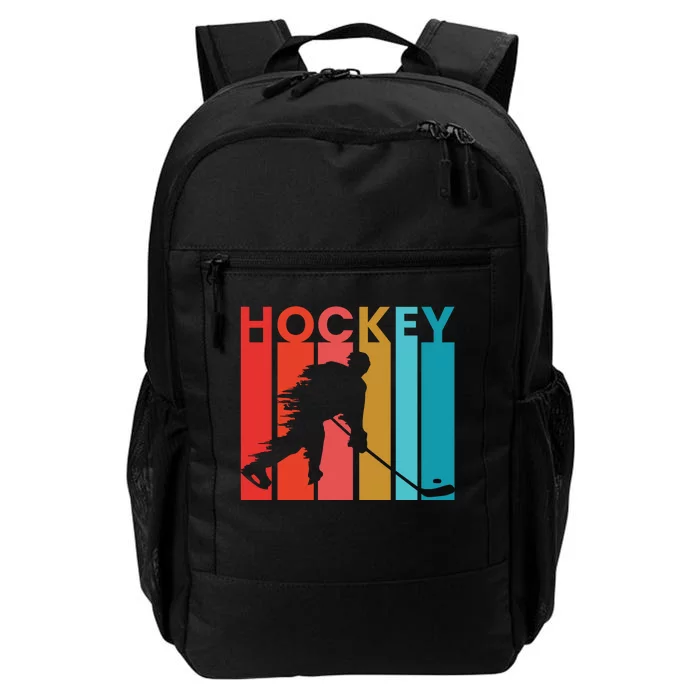 Retro Poster Hockey Lovers Daily Commute Backpack