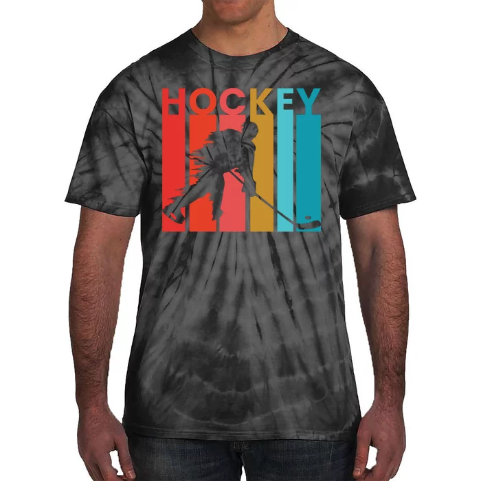 Retro Poster Hockey Lovers Tie-Dye T-Shirt