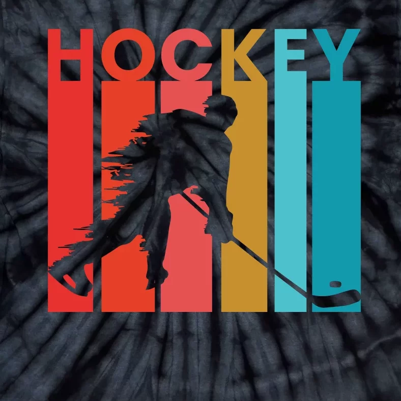 Retro Poster Hockey Lovers Tie-Dye T-Shirt