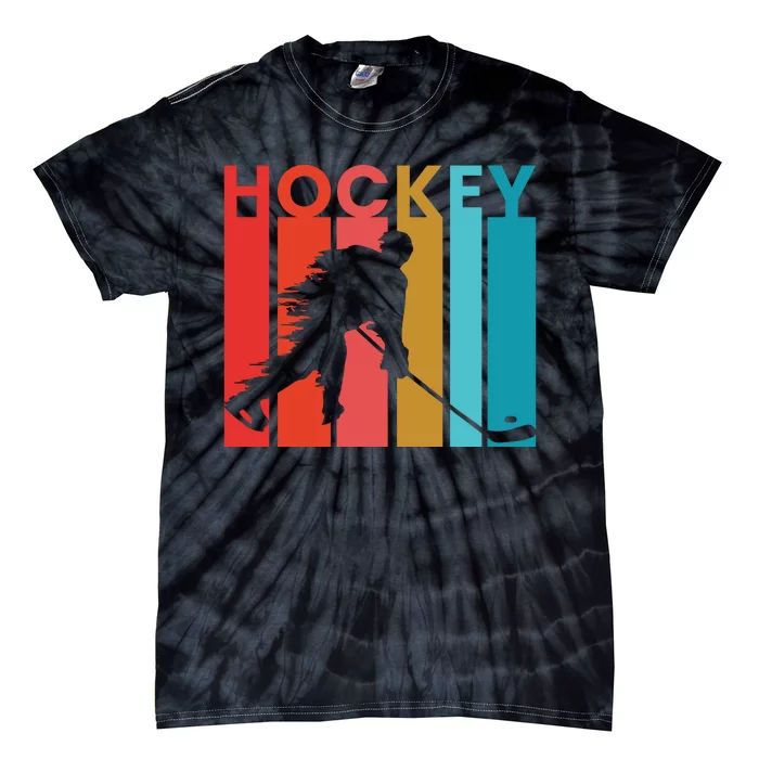 Retro Poster Hockey Lovers Tie-Dye T-Shirt