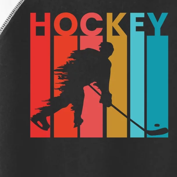 Retro Poster Hockey Lovers Toddler Fine Jersey T-Shirt